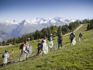 Litter free mountains in Les Arcs