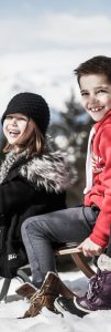 Kids ski for free at Christmas in Les Arcs