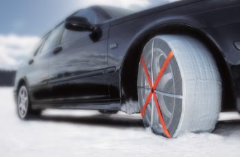 Snow Socks give cars grip in ice and snow