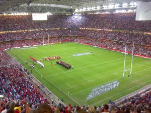 Rugby at Cardiff Stadium